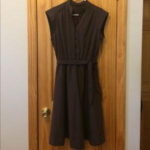 Vintage Seersucker Day Dress